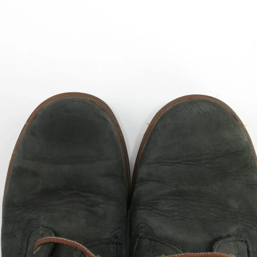 Timberland Boots Boys Shoes Suede Leather Green Lace Up Slim‎ Cupsole 6